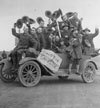 Soldiers being mustered out at Camp Dix, New Jersey