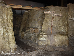 Trench at Tank Museum Bovington