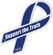SUPPORT THE TRUTH magnetic ribbon