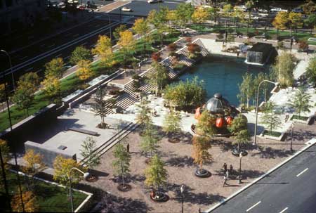 Pershing Park in Washington, DC