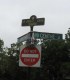 Lt. John Thomas Carr Square
A corner marked with a sign that includes the deceased's name and a gold star